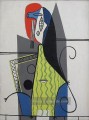 Femme dans un fauteuil 3 1927 Kubismus